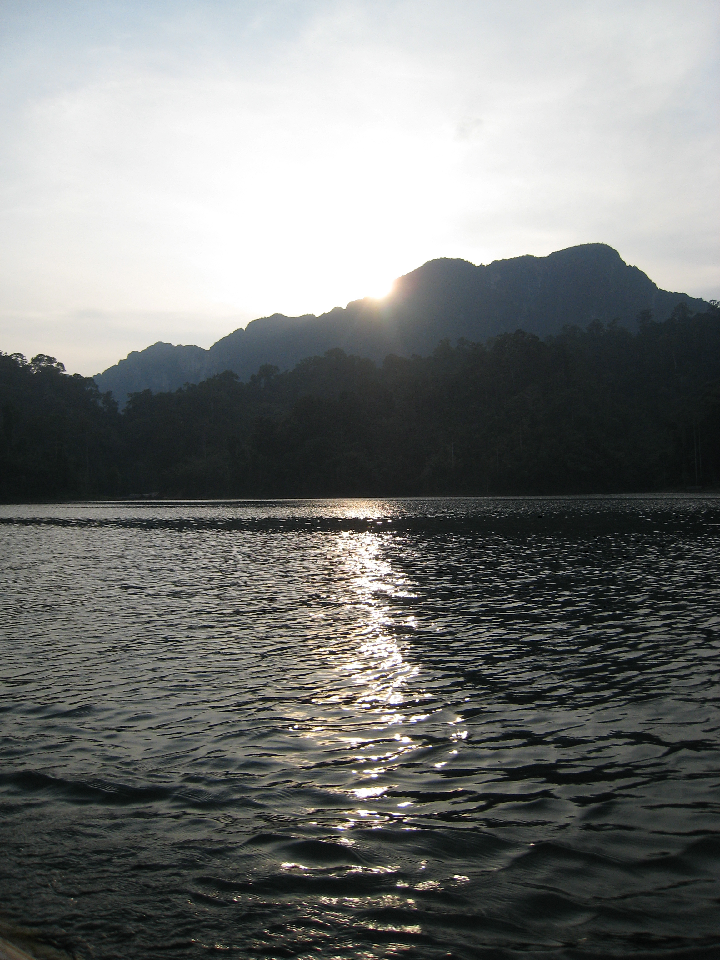Sunset over Khao Sok